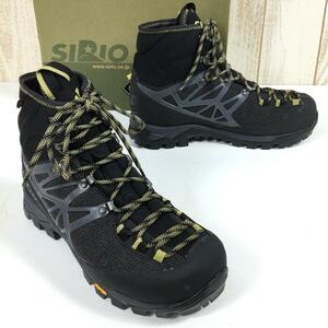 UNISEX 25.5cm シリオ PF46-4 トレッキングシューズ 3E+ 幅広モデル SIRIO PF46-4 000 Black ブラック系