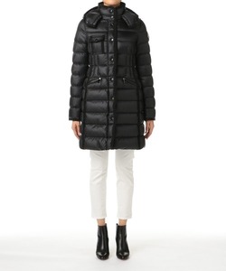 ◇極美品 国内正規 MONCLER モンクレール 2021年製 Hermine Long Down Jacket G20931C5110053048 1 ブラック