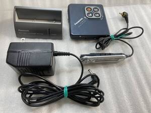 ■Panasonic■ポータブルMDプレーヤー■SJ-MJ10-H/純正リモコン付■中古■ ★即決★