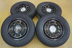 【新品 アウトレット SET】215/65R16 トーヨー ウィンタートランパス TX 23年 デイトナ 16 6H139.7 6.5J+38 カスタム 200系 ハイエース