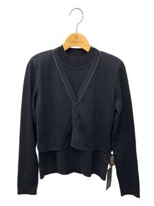 FOXEY フォクシーブティック アンサンブル 38 ブラック Knit Twin Jeanne 43954