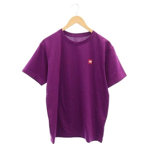 ザノースフェイス THE NORTH FACE SMALL BOX LOGO TEE ロゴプリントTシャツ カットソー 半袖 L 紫 パープル NT31955 メンズ