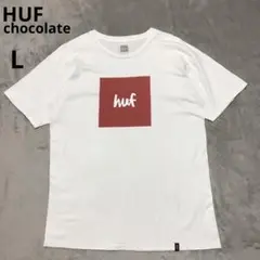 レア HUF × chocolate Tシャツ ボックスロゴ Lサイズ