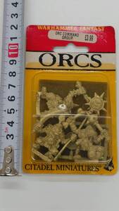 D10【1円スタート】 メタルフィギュア WARHAMMER FANTASY ORCS『ORC COMMAND GROUP』 CITADEL MINIATURES【未開封】