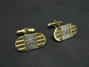 GIVENCHY ジバンシィ カフリンクス カフスボタン アクセサリー 紳士 メンズ ゴールド系×シルバー系 DG1779