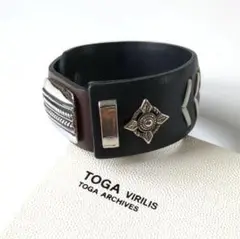 トーガ TOGA VIRILIS レザーバングル ブレスレット スタッズ