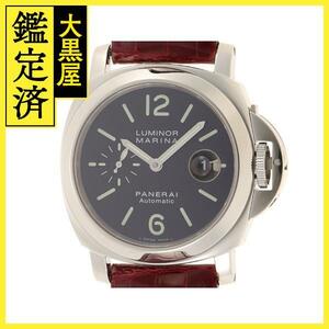 PANERAI　パネライ　ルミノールマリーナ　PAM00104　SS/革　自動巻き　【436】2148103640285