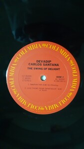 レア！　THE SWING OF DELIGHT ★　CARLOS SANTANA カルロスサンタナ　★　LPレコード