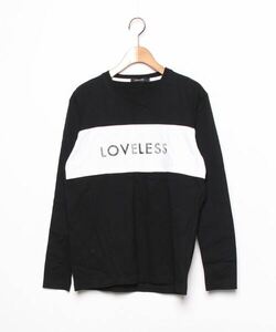 「LOVELESS」 長袖Tシャツ S ブラック メンズ