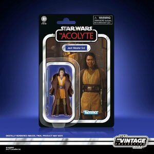 Star Wars TVC tAcolyte Jedi Master Sol 3 3/4-Inch Action Figure E77635L0R