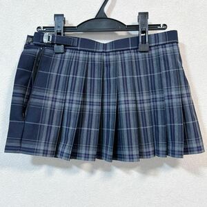 制服 黒・グレー・紫 チェック柄 マイクロミニスカートW72 丈30 冬用 大きいサイズ