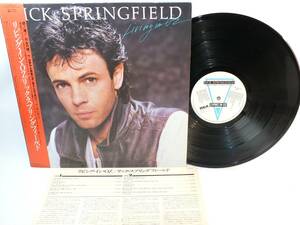 RPL-8182 RICK SPRINGFIELD リック　スプリングフィールド　LIVING IN OZ　LP 【8商品以上同梱で送料無料】