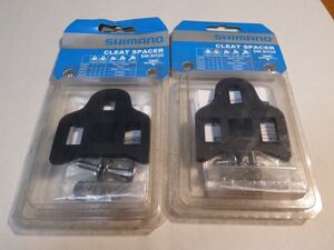 SHIMANO/シマノ　クリートスペーサー　3穴対応　SM-SH20　3個入×2個セット　未使用　自転車店在庫品　82K