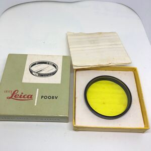 バルナックライカ　Leica　POOBV　TEIYT20ｃｍ　№1黄色フィルター　元箱付