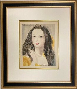 【特価】　≪　　マリー・ローランサン　　≫　　オリジナルコロタイプ版画　 　 CAMILLE-V　 　　 1937年　 　MARIE　LAURENCIN