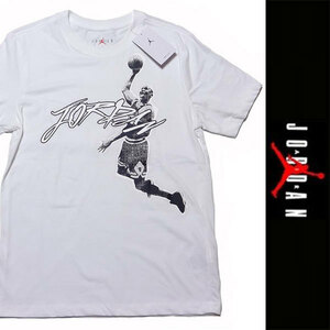 新品 NIKE JORDAN S/S T-SHIRT ナイキ ジョーダン 半袖 Tシャツ ホワイト コットン ジャンプマン スウッシュ バスケット スポーツ M 正規品