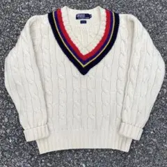 【vintage】Polo by Ralph Lauren チルデンニット M