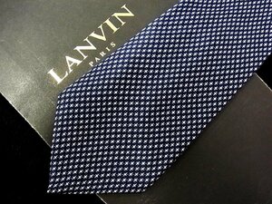 ♪今週の特売980円～♪2923♪良品【LANVIN】ランバン【四芒星 柄】ネクタイ♪