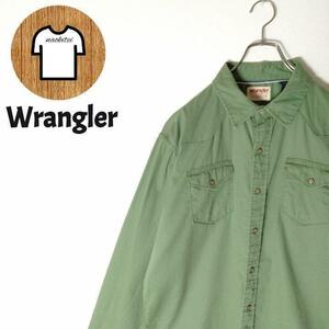 【Wrangler ウエスタンシャツジャケット 2XL 海外古着 A556