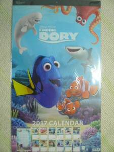 FINDING DORY 2017年 壁掛けカレンダー 新品・未開封