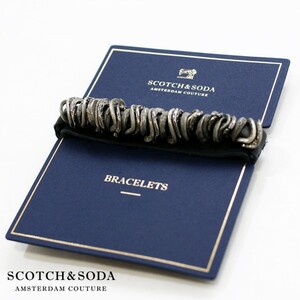 ブレスレット アクセサリー Scotch & Soda スコッチ＆ソーダ 本革 レザー ネイビー B01NH31ALJ-NAV USAブランド 海外モデル