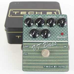 【中古】 ベースプリアンプ エフェクター TECH21 SansAmp VT Bass ベース用アンプシミュレーター ベースエフェクター