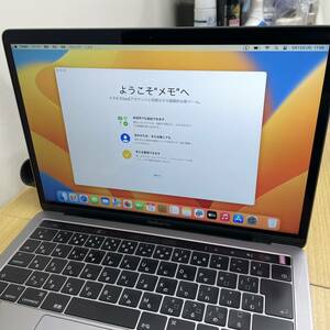 46169-80　Apple Macbook Pro 2017 / Core i5 3.1GHz / 16GB / 13インチ シルバー / A1706、動作確認済み　ストレージ500ｇｂ　送料80size