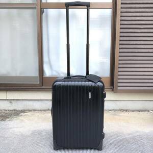 【リモワ】本物 RIMOWA スーツケース SALSA サルサ 2輪 TSAロック 35L キャリーケース 851 52 黒色系 トラベルバッグ 旅行かばん メンズ