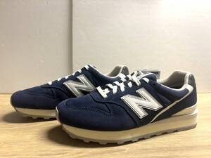 未使用 24.5cm D ニューバランス WL996TY2 ネイビー newbalance