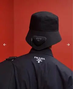 prada 22ss Re nylon bucket hat