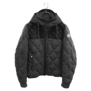 MONCLER モンクレール LABASTIDE GIUBBOTTO ラバスティッド ウールボディ ダイヤキルティング ダウンジャケット グレー 320914198885 54233