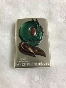 ZIPPO ジッポー 仮面ライダー フェイスVer.35th Anniversary 旧１号　2005年製　未使用品　35周年記念　希少品