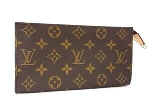 1円 ■美品■ LOUIS VUITTON ルイヴィトン モノグラム バケット用ポーチ マルチケース 小物入れ レディース メンズ ブラウン系 FL0783