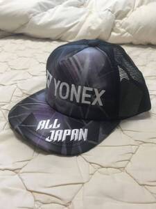 1個限定 最新　オールジャパン　ALL JAPAN　YONEX　ヨネックス　限定キャップ 　2024春　ブラック　24004