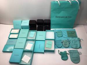 u1150 美品から汚れ有 Tiffany & Co. ティファニー ジュエリー/リングケース 収納袋 空箱等 購入証複数含む 20点まとめ セット【飛脚便60】