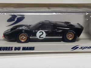 新品 1/43 スパーク SPARK Ford Mk2 No.2 Winner 24H Le Mans 1966　ドライバー：B. McLaren - C. Amon　フォード　ルマン