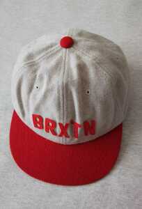 BRIXTON キャップ 帽子 BRXTN ブリクストン ベージュ レッド ウール スケーター サーファー スケボー サーフィン