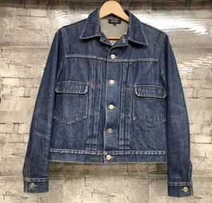 A.P.C. アーペーセー 2nd TYPE DENIM JACKET デニムジャケット Gジャン サイズS インディゴ