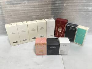 E003 □ 未開封有 香水 オーデトワレ フレグランス 11点まとめ D&G/Dolce&Gabbana/SCENT OF ETERNAL/NOTE/samurai woman/CLEAN/ETERNITY