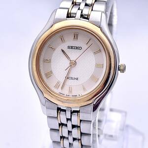 SEIKO セイコー EXCELINE エクセリーヌ 4J41-0030 腕時計 レディース ウォッチ クォーツ quartz 金 銀 ゴールド シルバー P1560