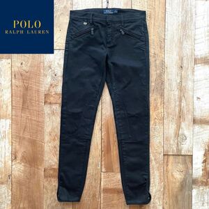 POLO RALPH LAUREN ラルフローレン WHITLYN JOD スキニー ジョッパーズ デニム パンツ 28 ブラック RHC RONHERMAN 取扱