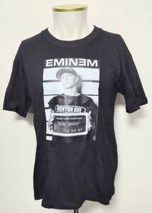 送料無料　【Lサイズ】エミネム　Eminem　マグショット　Tシャツ　ブラック　ヒップホップ　ラッパー　ラップ　ファンスマ