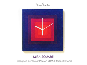 超稀少！時計仕様 Verner Panton パントン クロックパネル MIRA-SQUARE ベルベットマルチ(検)ウエグナー VITRA B&B minotti cassina