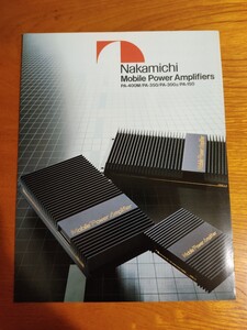 Nakamichi Mobile Power Amplifiers カタログ　PA-400M/PA-350/PA-300Ⅱ/PA-150 ナカミチ