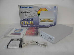 静/SCSI CD-R Drive Subsystem/Panasonic/LK-RW604ZZ/４X Write/NEC PC-98シリーズ、PC AT互換機//Windows95専用/CD-Rドライブ/★S-7145★
