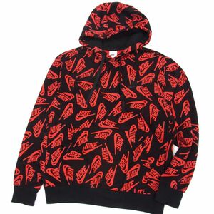 ◆NIKE ナイキ パーカー スウェット NSW SPE+ BB プルオーバー L/S フーディ ロゴ総柄 メンズ 1円スタート