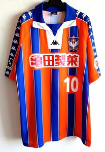 Kappa　アルビレックス新潟　2001‐2002 HOME S/Sユニフォーム#10　XO