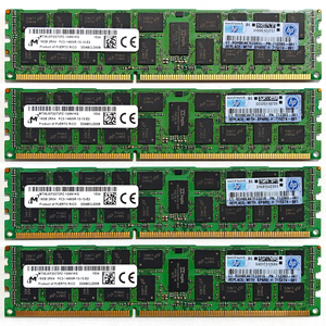 64GB (16GB×4枚) 1866MHz PC3-14900R DDR3 DIMM ECC 240ピン Registerd Samsung製 メモリー Xeon サーバー MacProにも #0820B