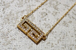 1114 GIVENCHY/ジバンシィ ネックレス ペンダント ヴィンテージ 海外製 ブランド アクセサリー アンティーク ゴールドカラー 首飾り 装飾品