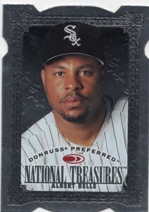 MLB 1997 Donruss Preferred #187 ALBERT BELLE アルバート・ベル　SILVER　ダイカット 新品ミント状態品 